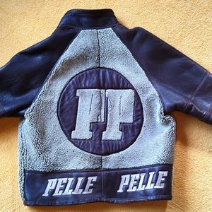 Marc Buchanan Pelle Pelle Classic Shearling leather coat.